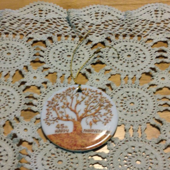 Christmas Ornament - 45th Anniversary - Celebrate the Holidays - Picture 3 of 3
